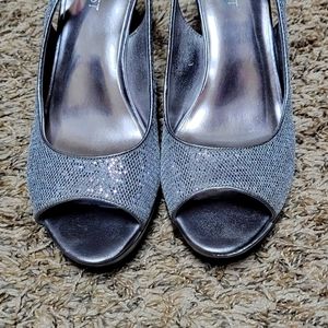 Nine West Silver Shoes